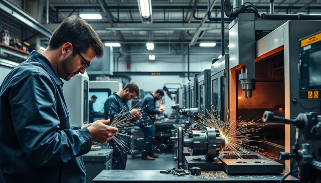 Expert Machinists at Work