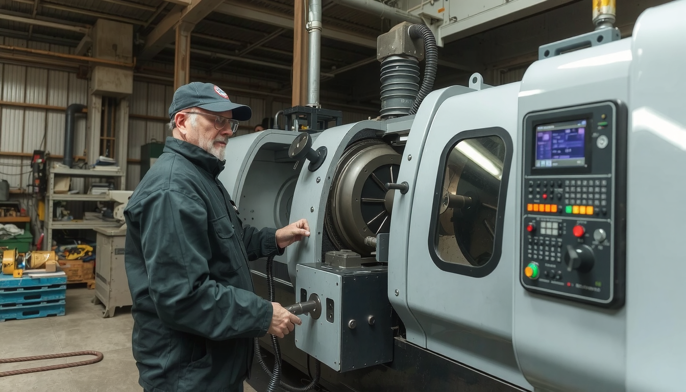 how to operate a cnc lathe machine