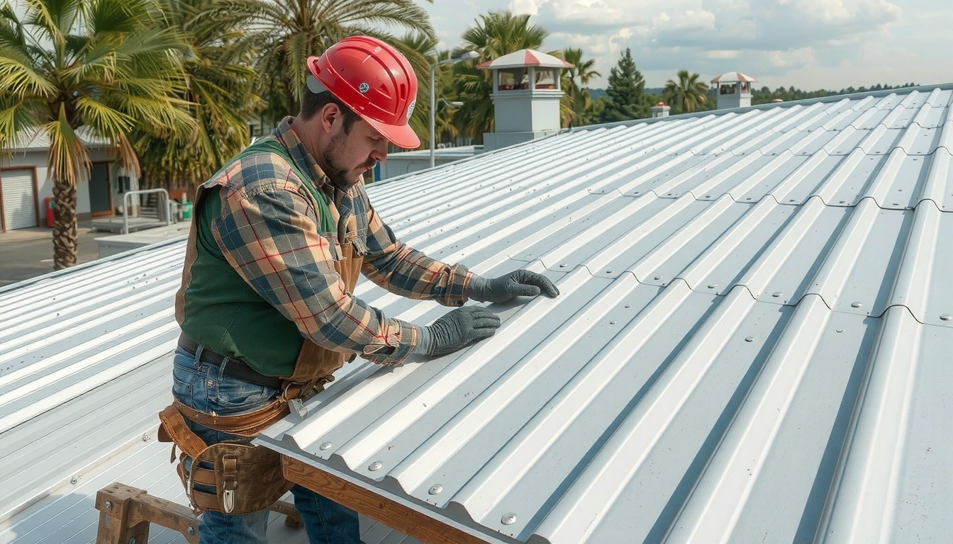 how to install sheet metal roof