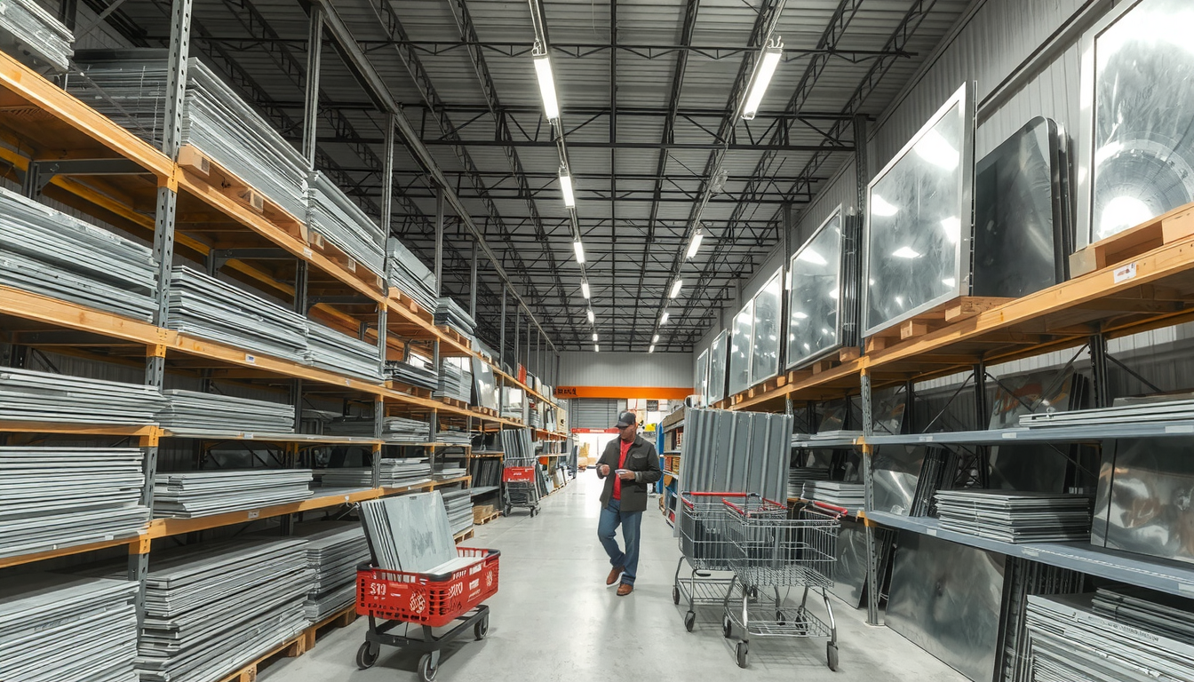 where to buy sheets of galvanized metal