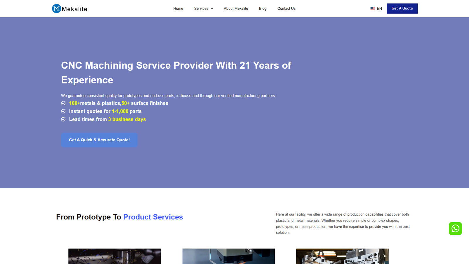 Mekalite cnc machine repair services