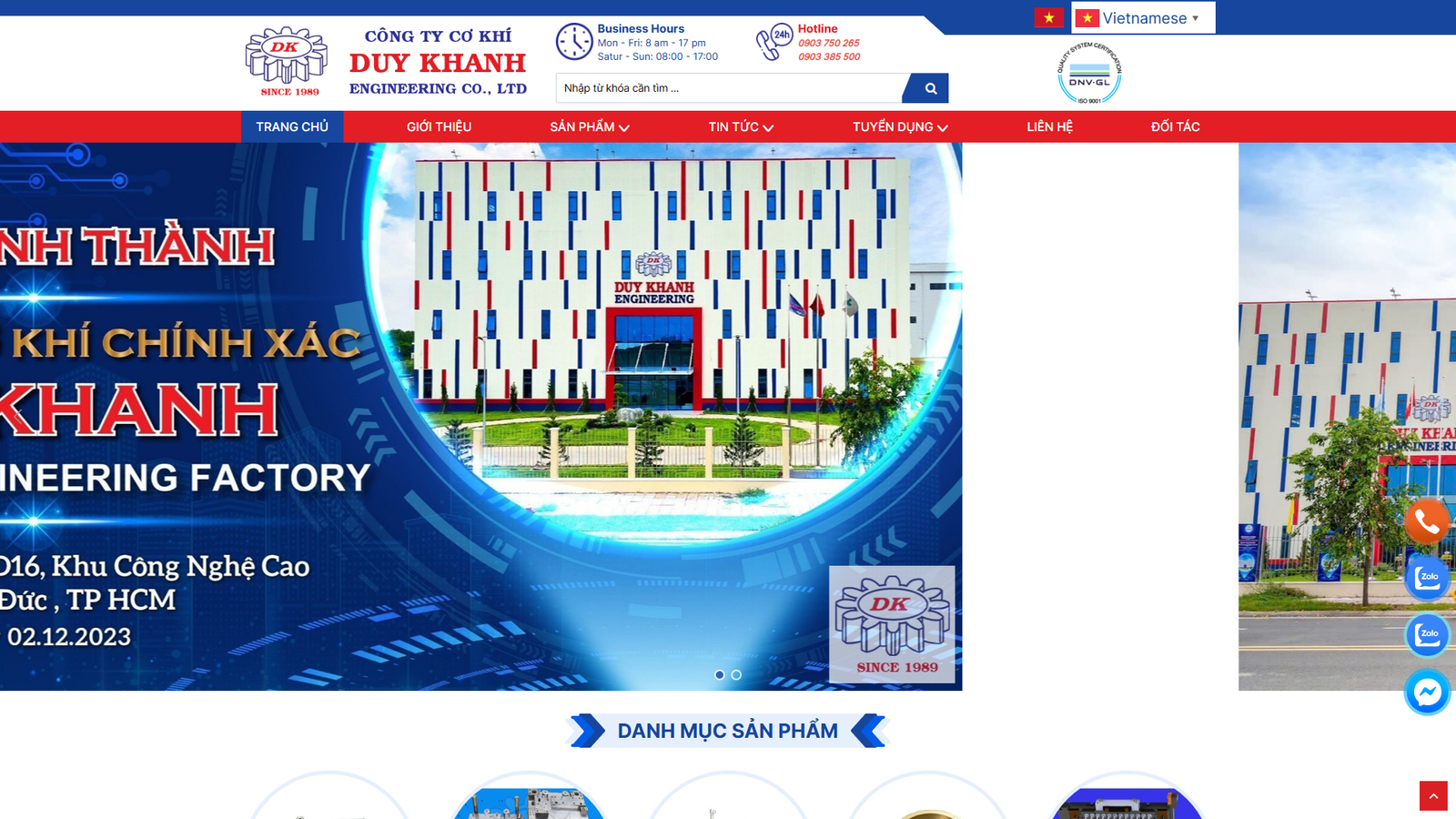 CÔNG TY TNHH CƠ KHÍ DUY KHANH CNC services in Vietnam CÔNG TY TNHH CƠ KHÍ DUY KHANH CNC services in Vietnam