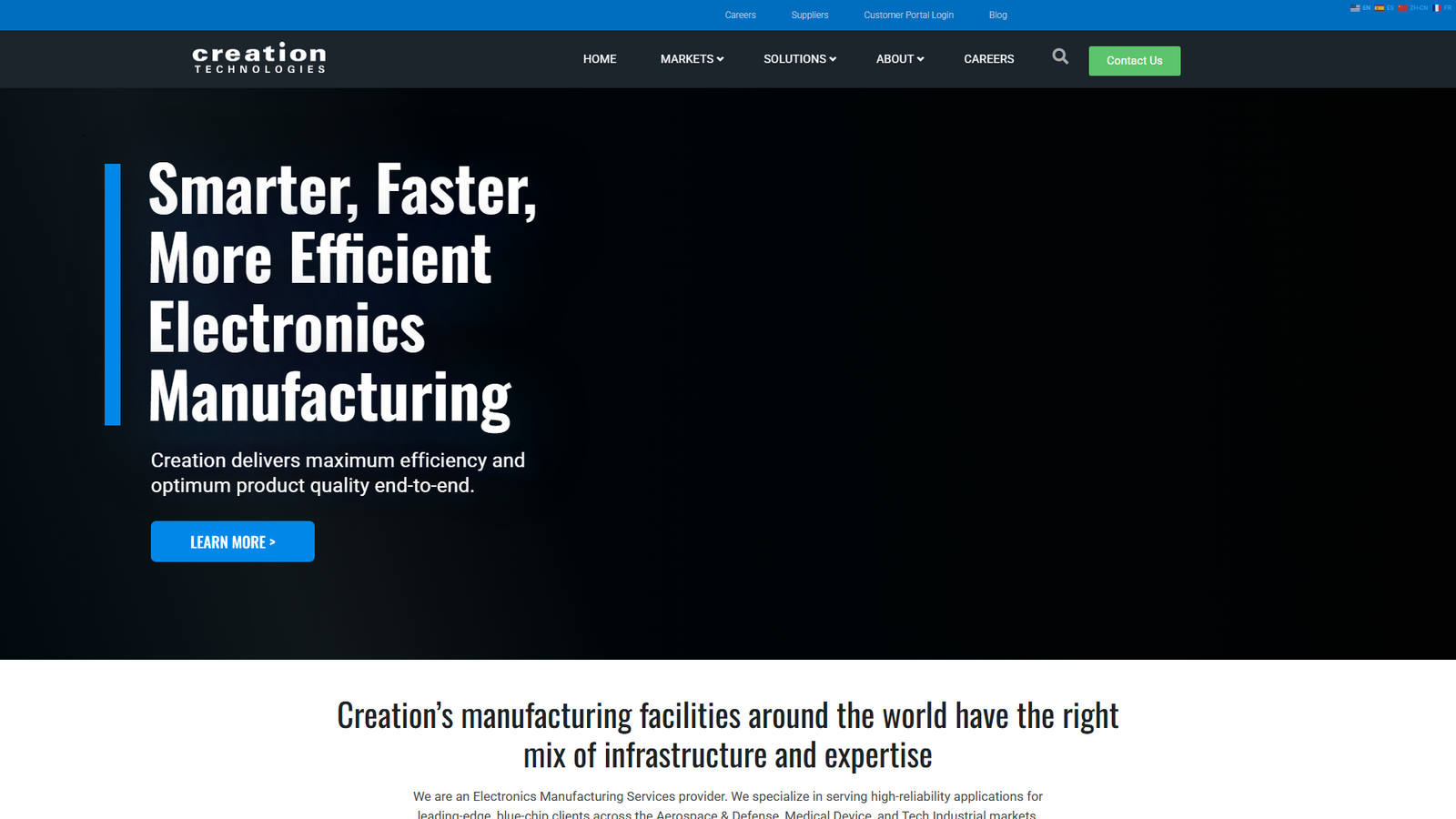 Creation Technologies Custom machining