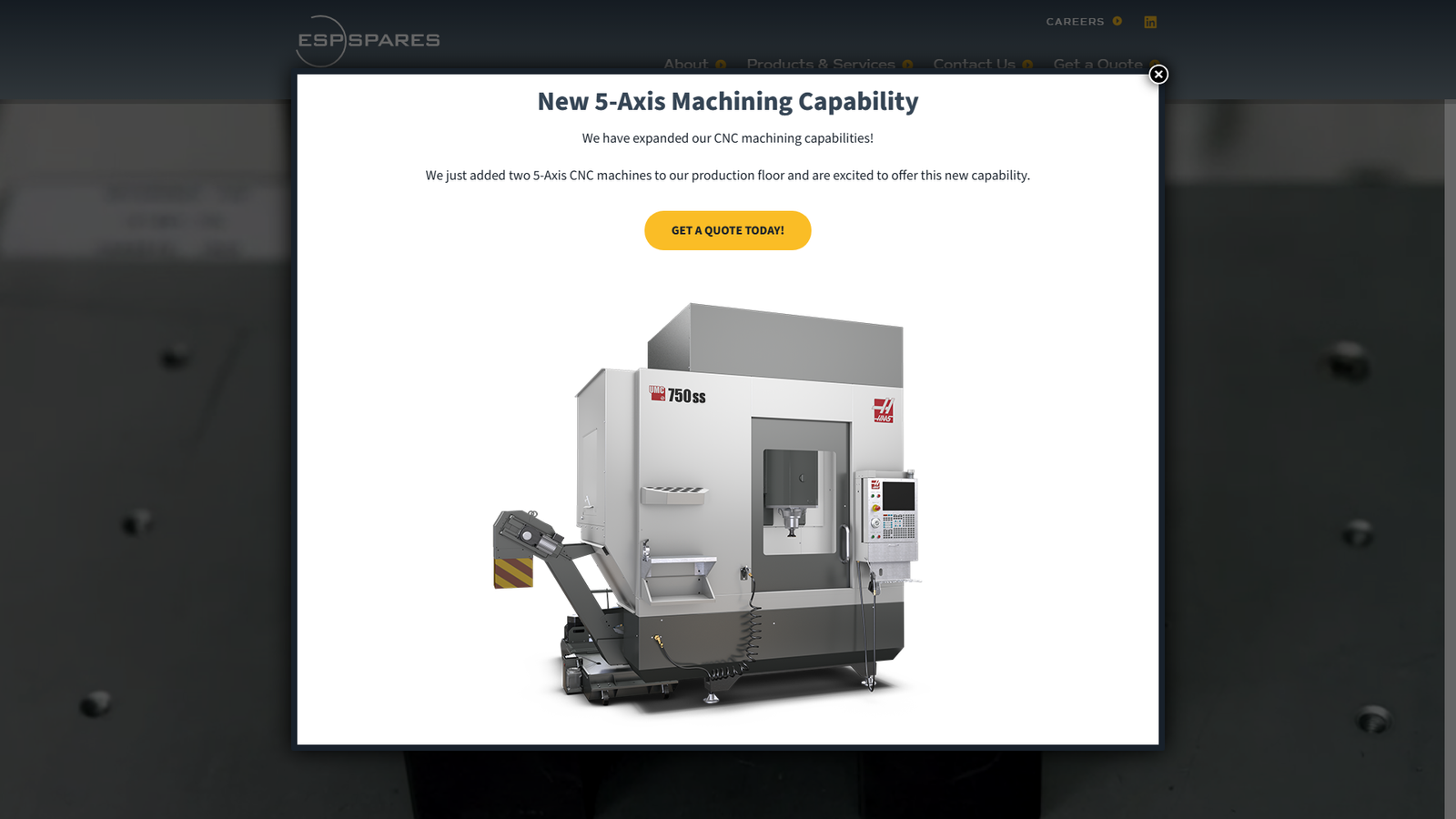 ESP Spares CNC laser cutting