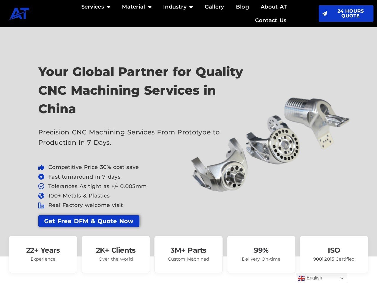 AT-Machining CNC fabrication company