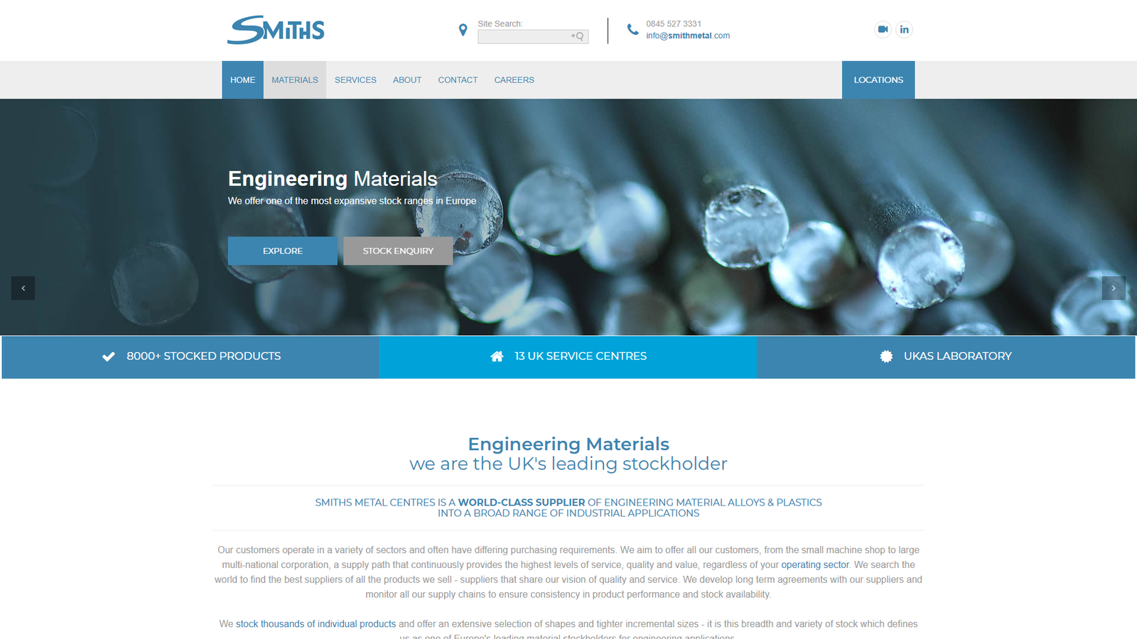 Smiths Metal Centres Limited Precision milling solutions