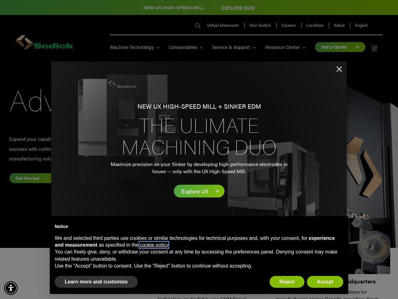 Sodick CNC machining provider