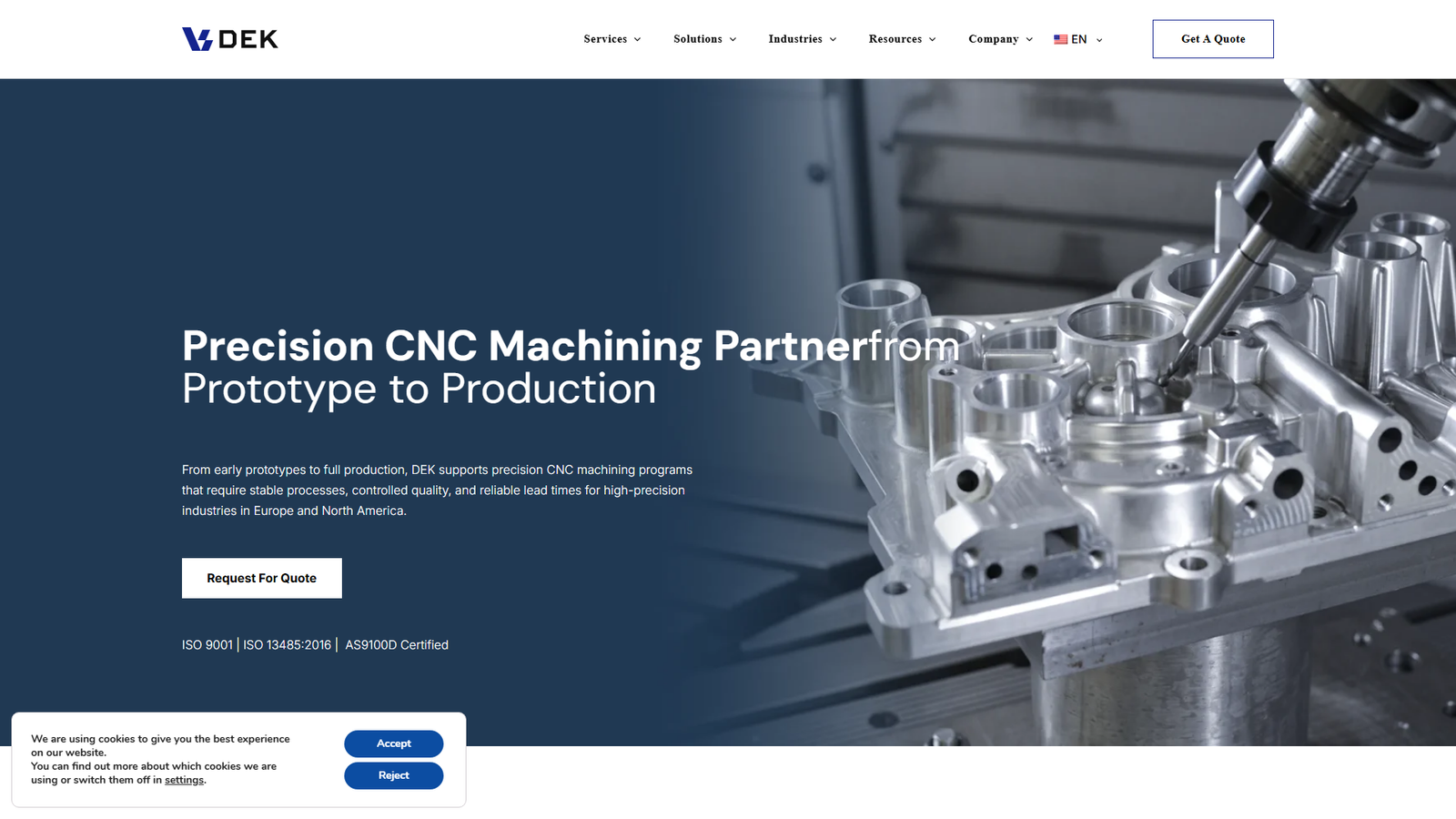 DEK digital CNC solutions