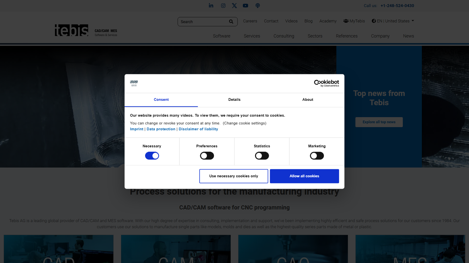 Tebis Custom turning solutions