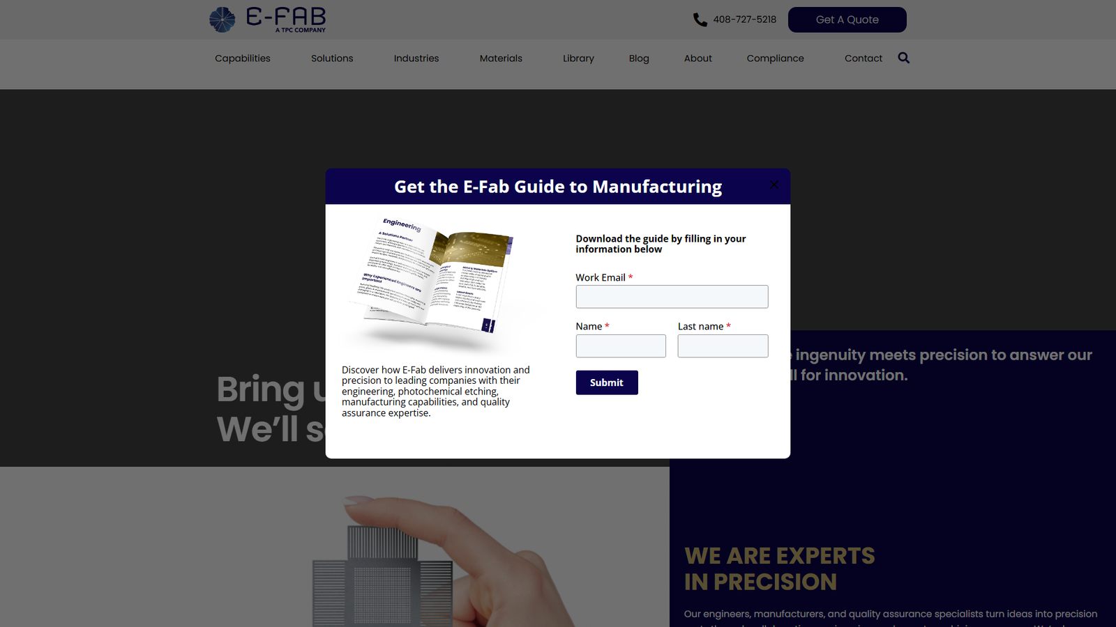 E-Fab CNC turning service