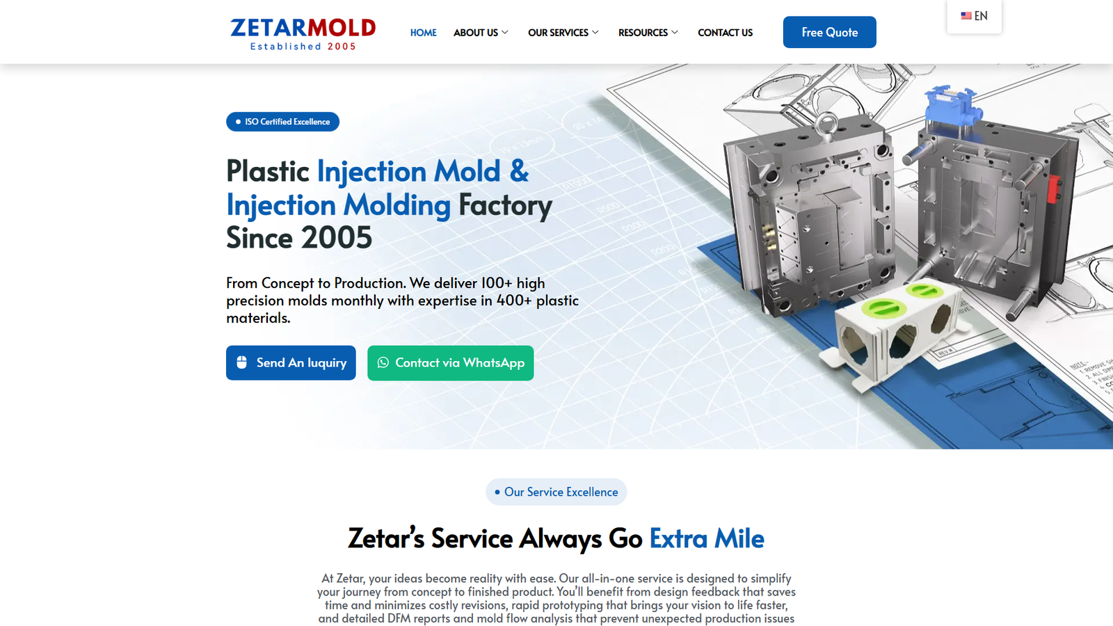 Zetarmold Custom CNC machining