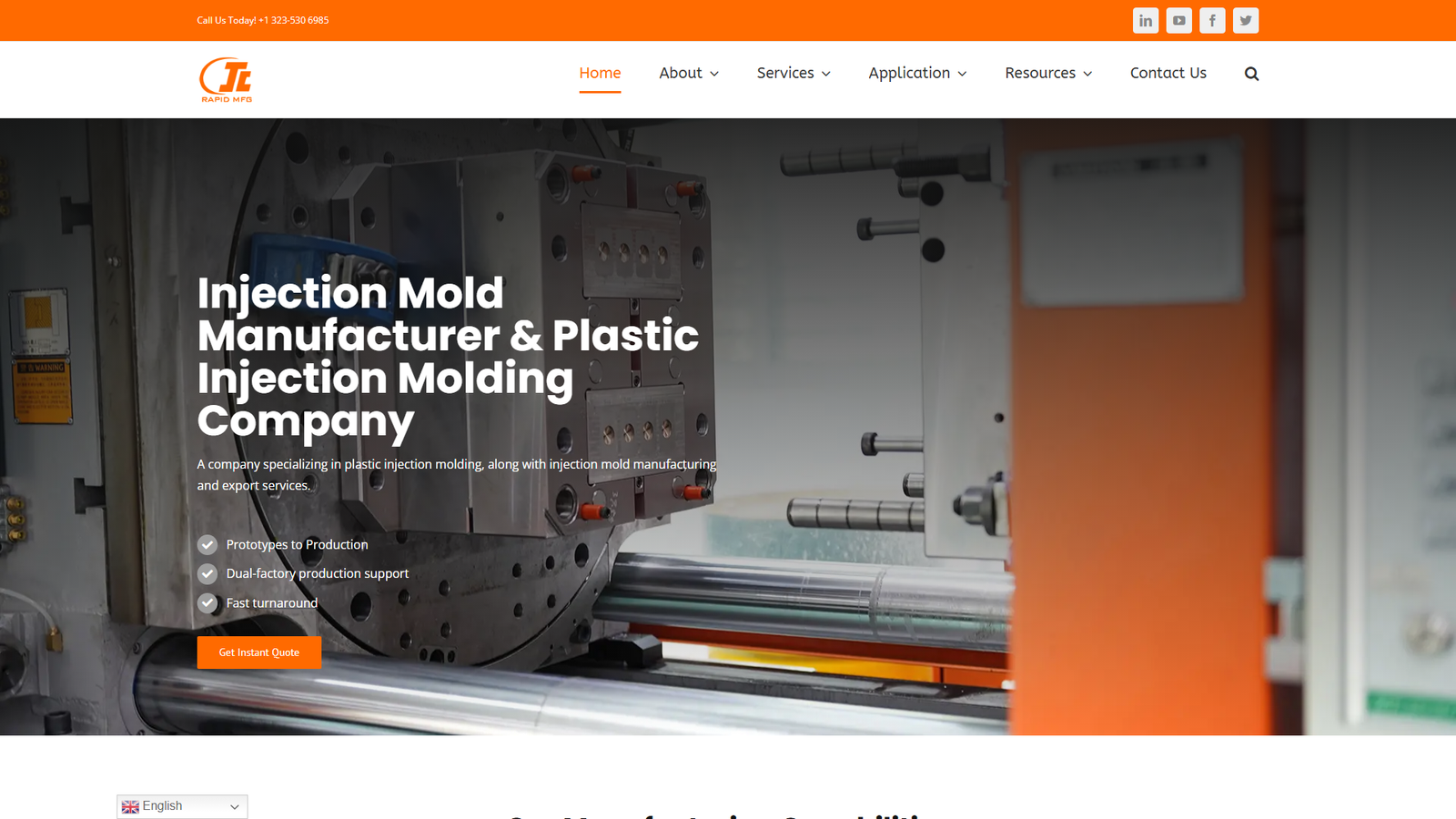 RJC Mold Turning and milling service