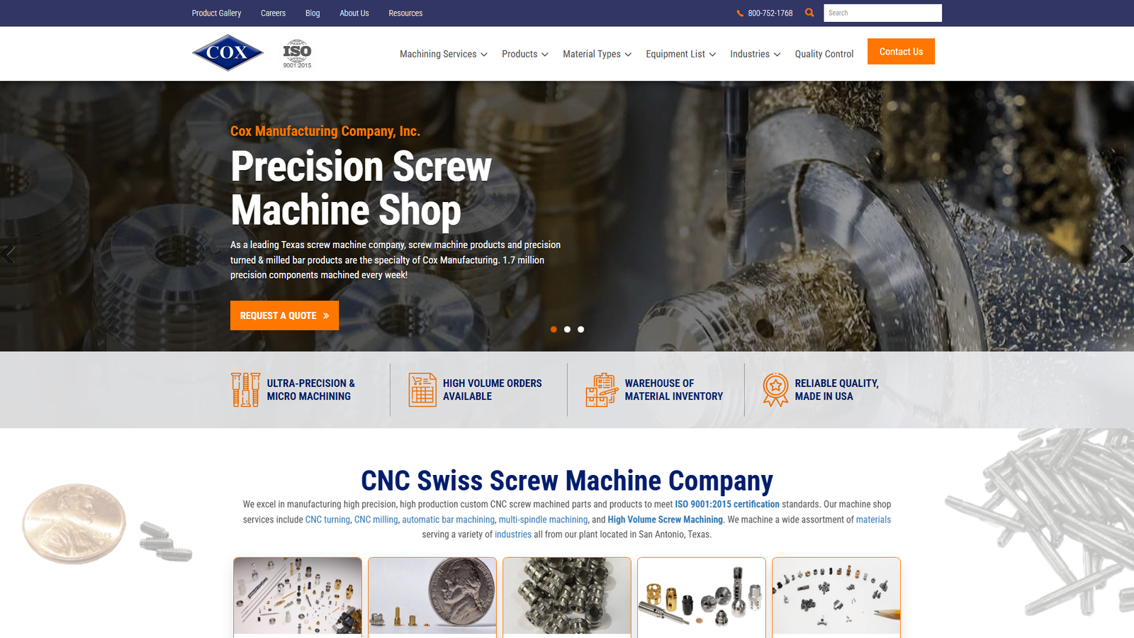 offering an exclusive CNC part production