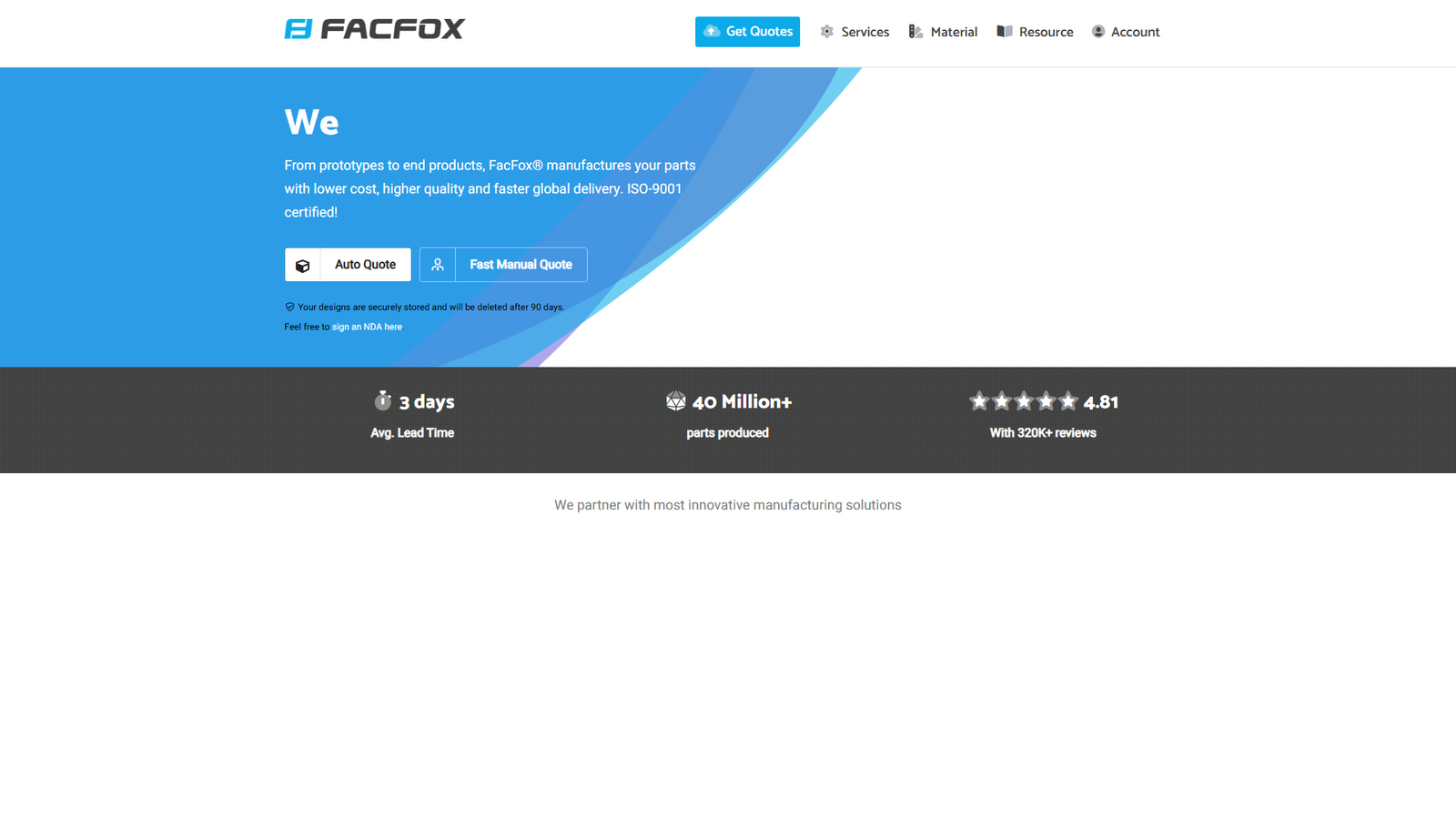 FacFox CNC production services local