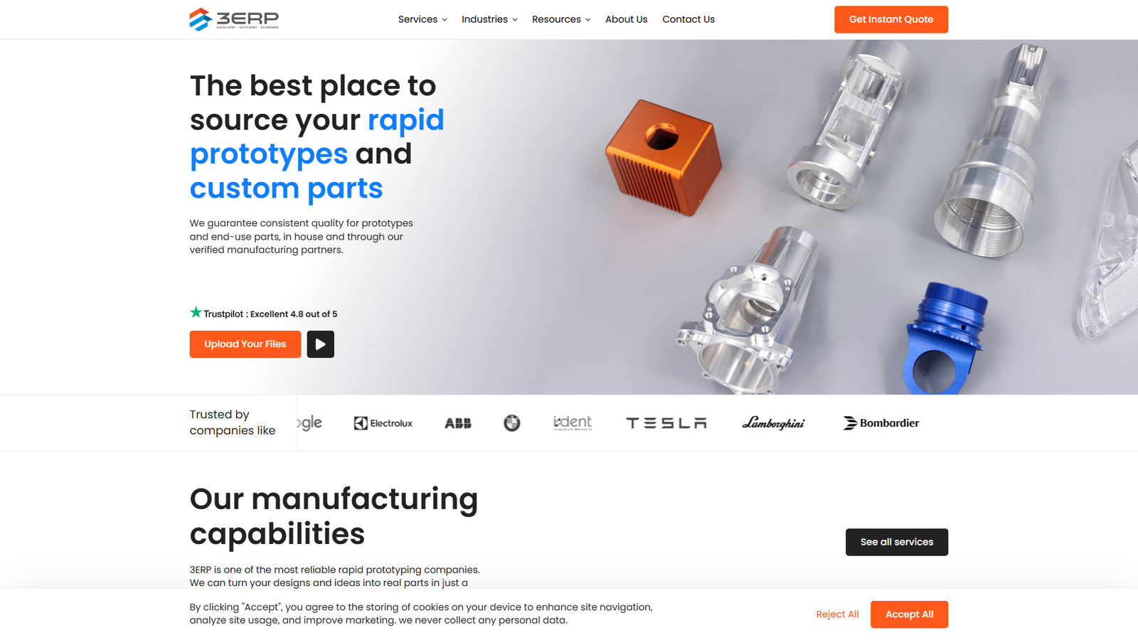 3ERP digital CNC machining