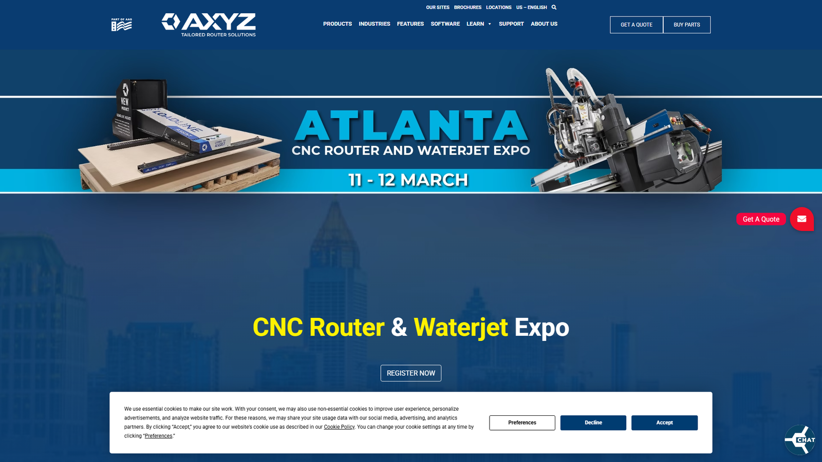 AXYZ CNC machining services