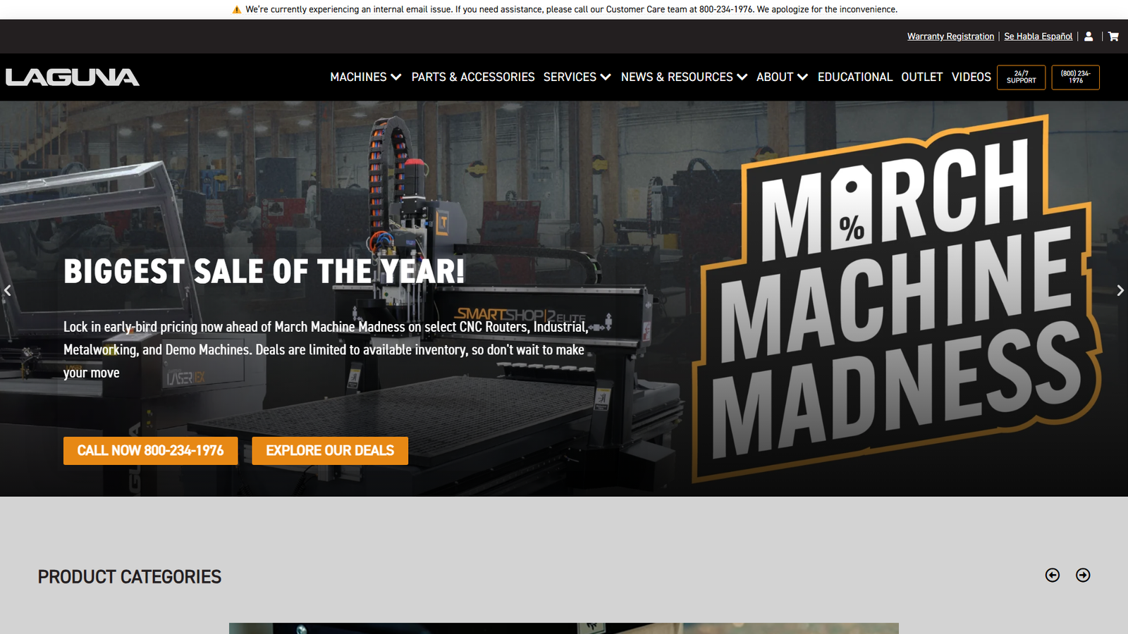 Laguna Tools local wood CNC machining