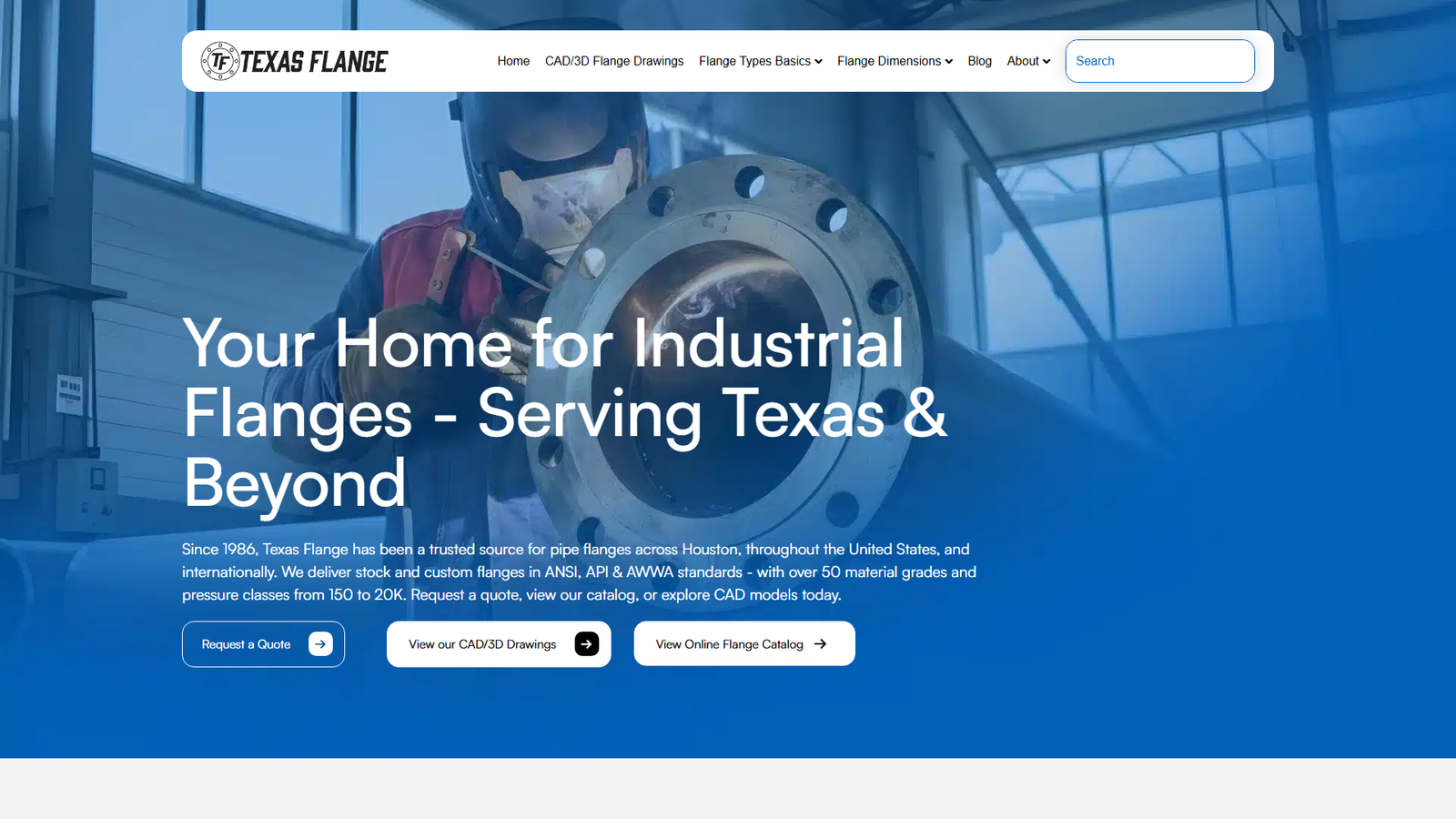 Texas Flange railroad pipe components