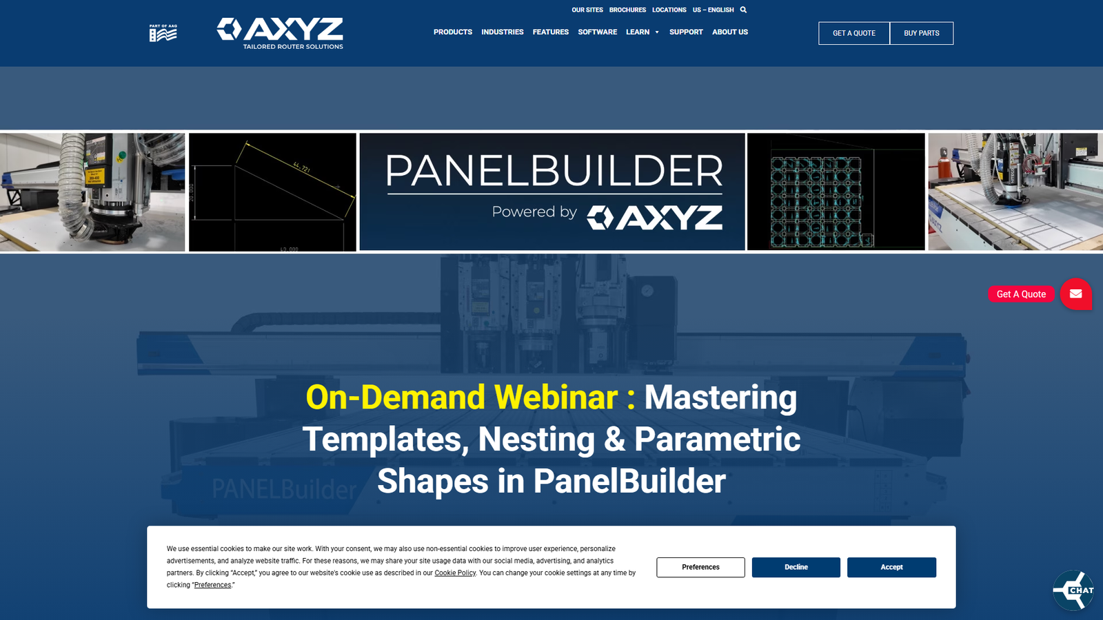 AXYZ Wood machining services