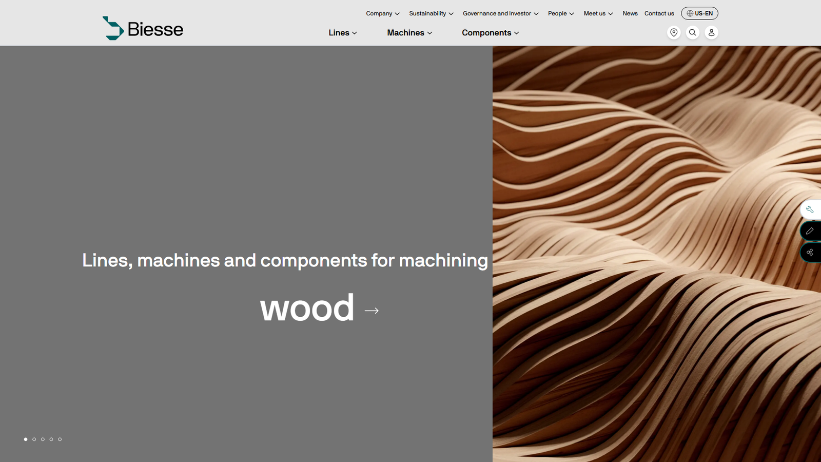 Biesse custom wood CNC cutting