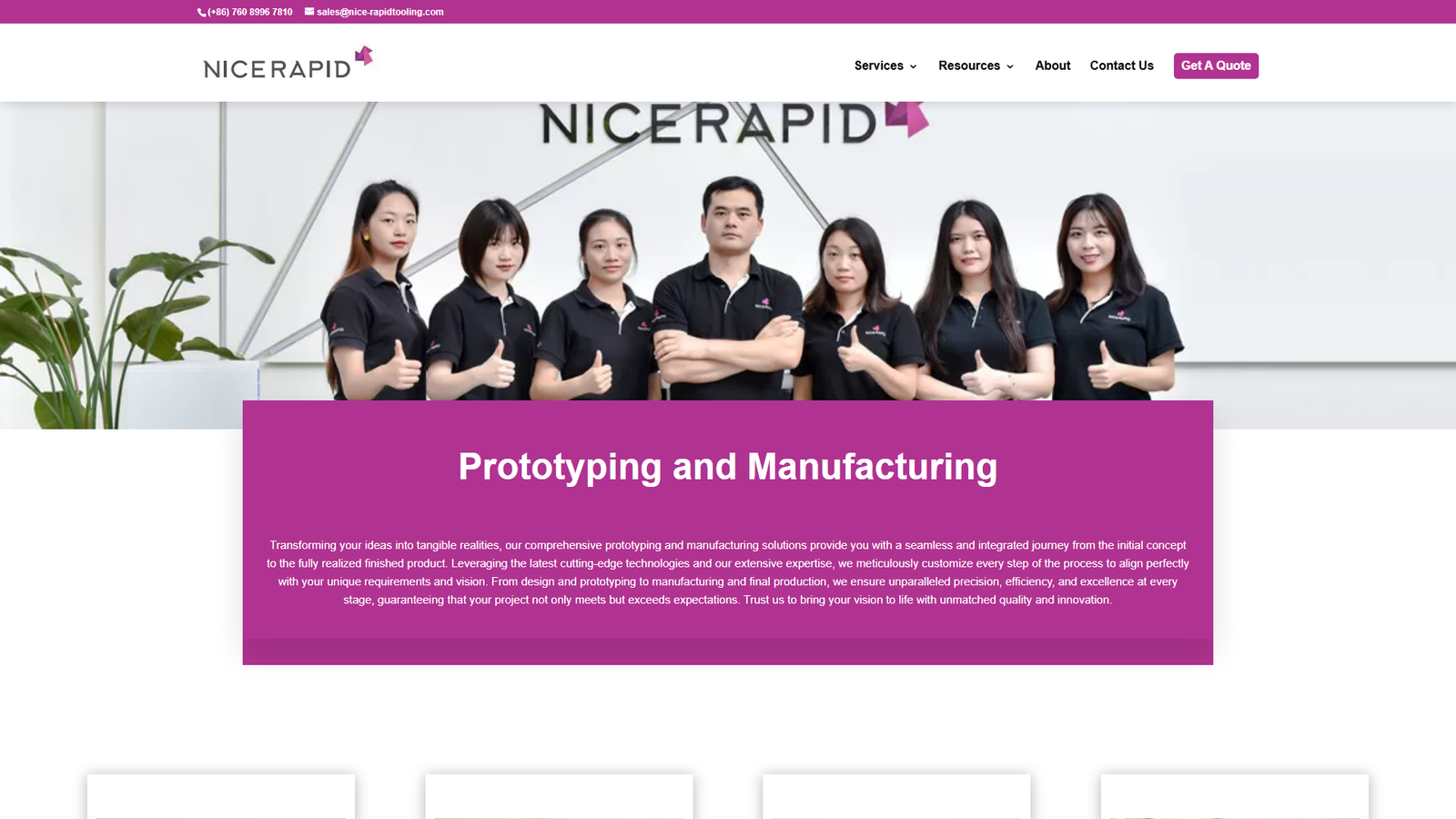 NICE Rapid CNC repair service