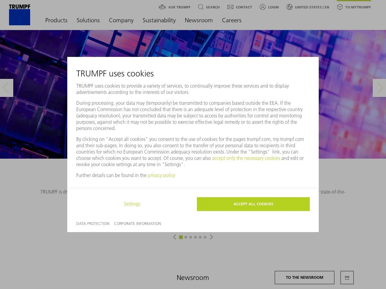 TRUMPF SE + Co. KG CNC equipment supplier