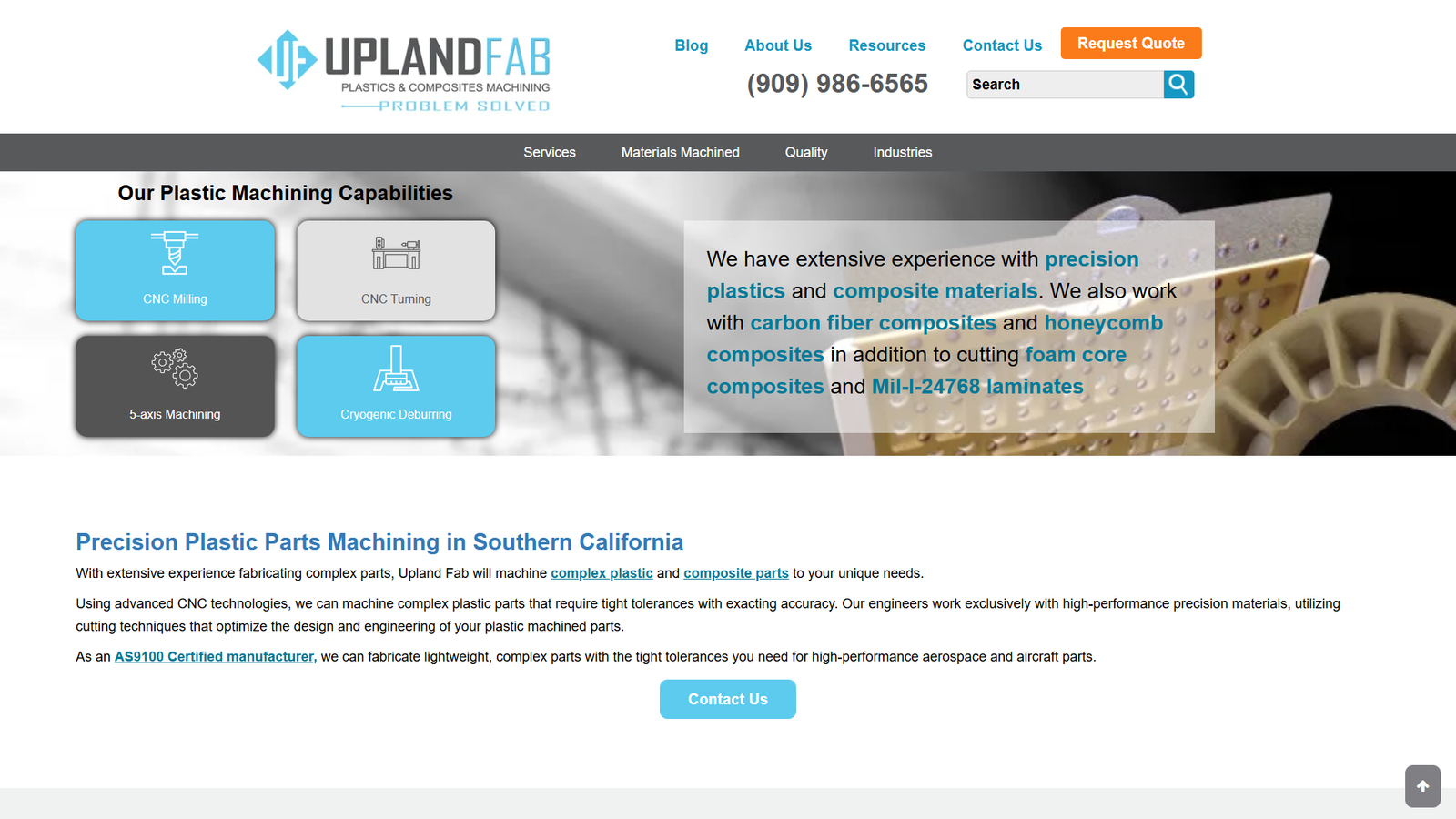 Upland Fab CNC fabrication solutions