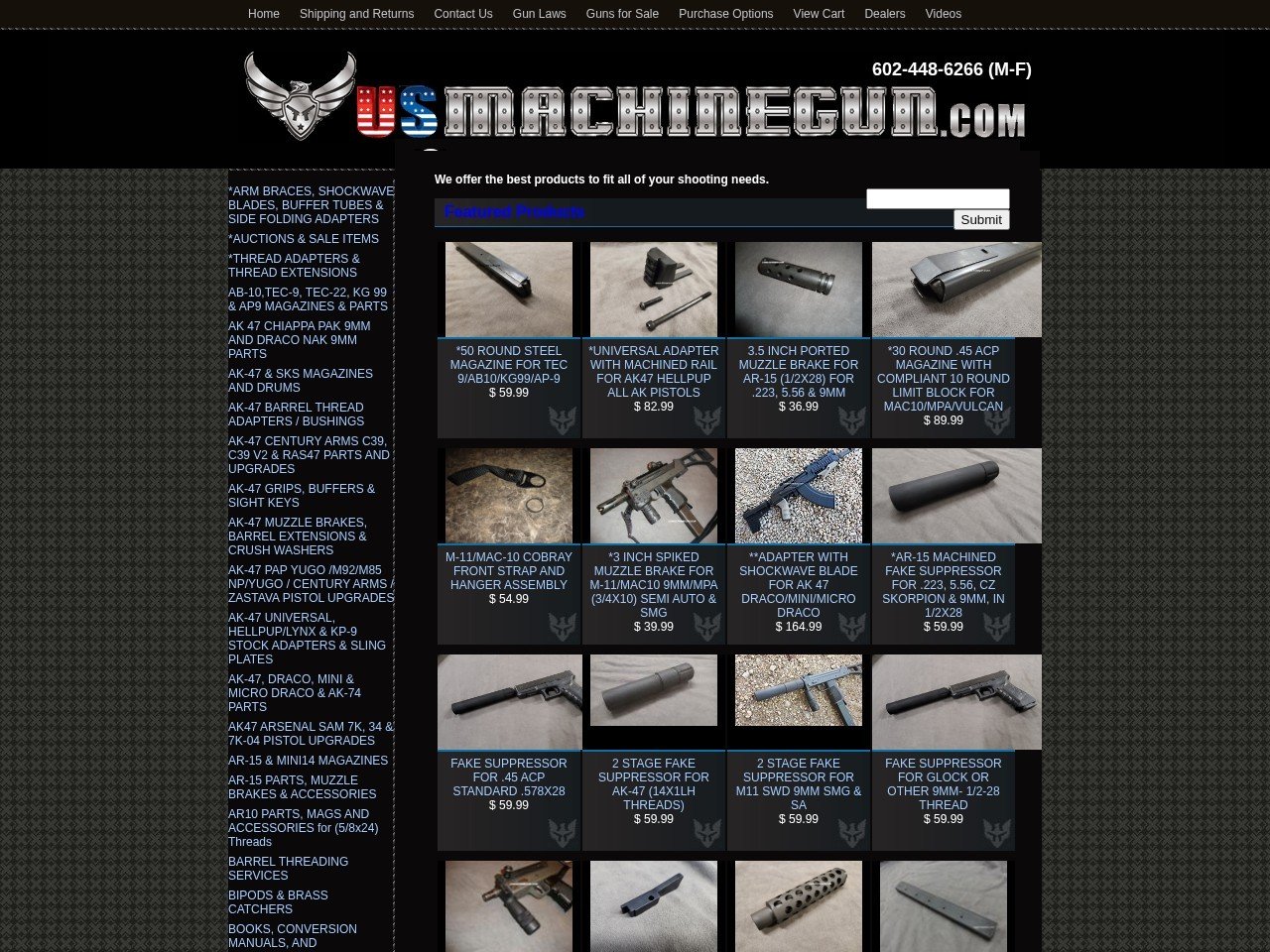 US Machinegun Custom MAC-10 rail system