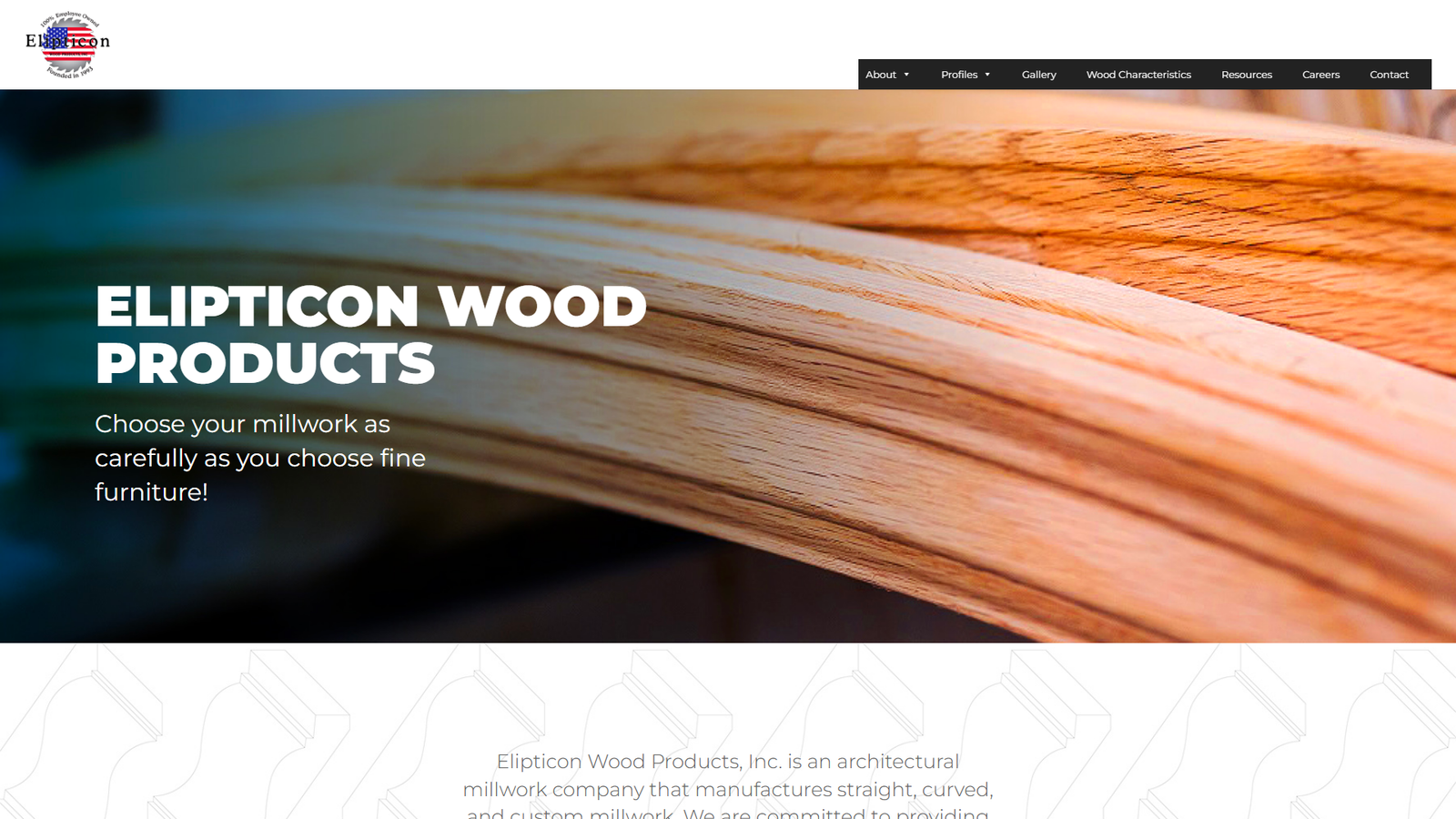 Elipticon Wood Products Wood fabrication services