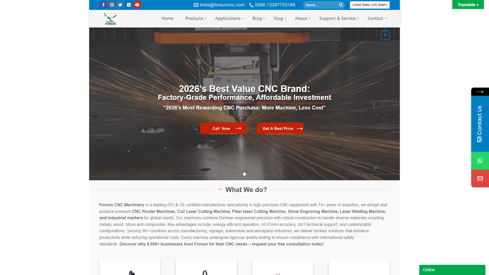 Forsun CNC CNC lathe machine