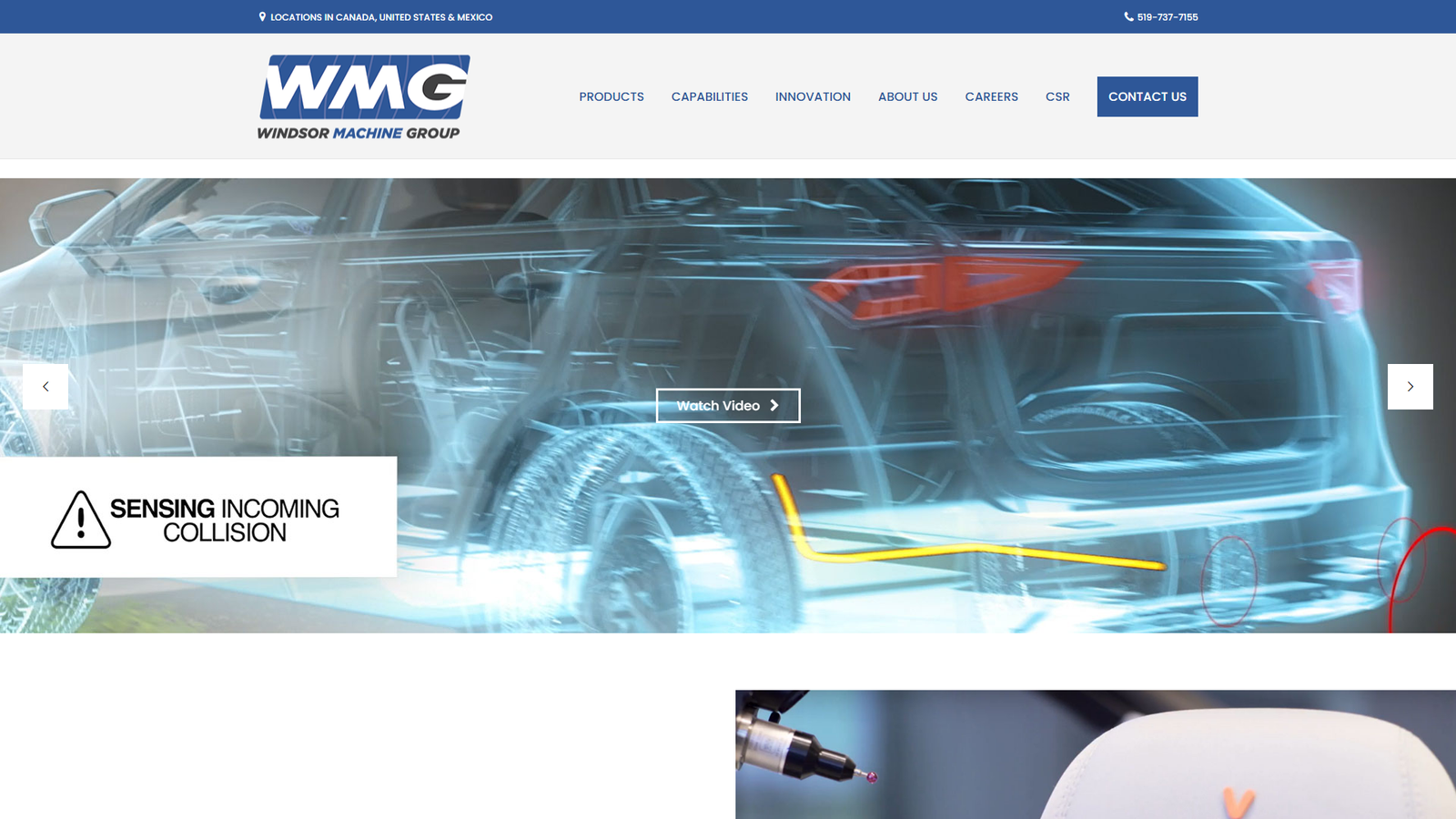 Windsor Machine Group locomotive CNC fabrication