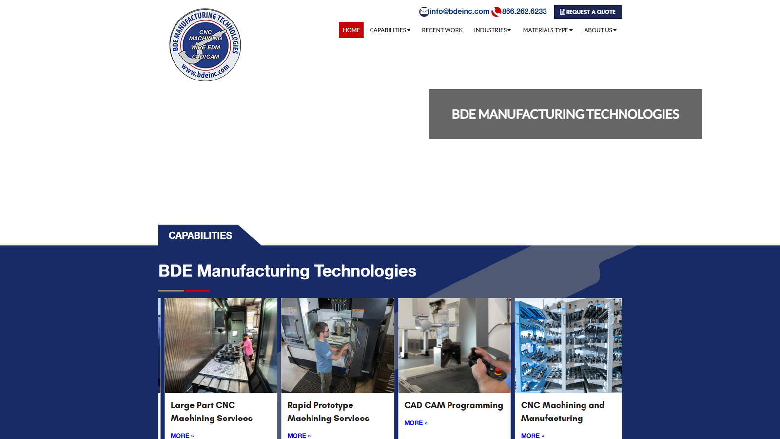 Bdeinc High-precision machining