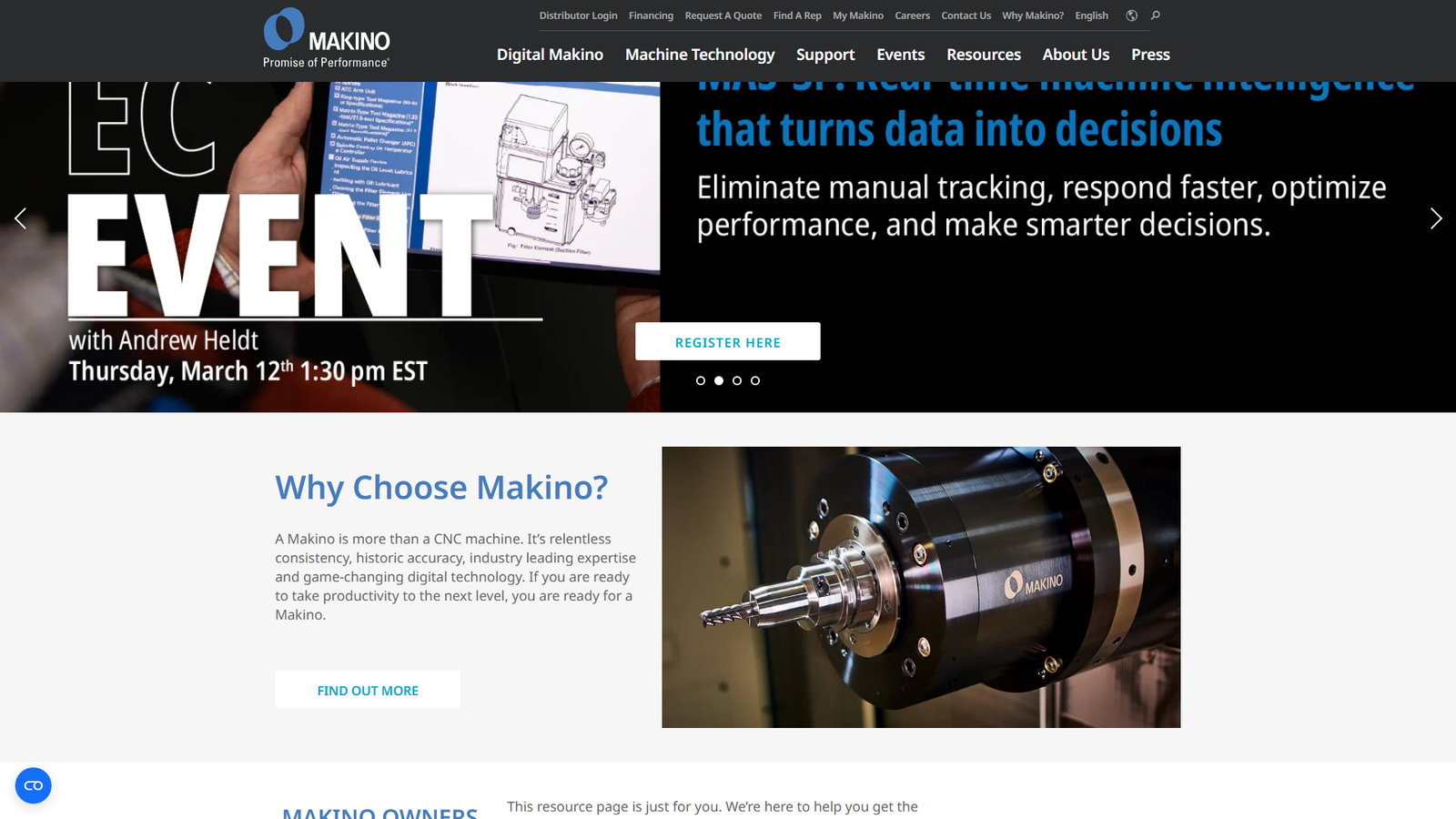 Makino CNC machining partner