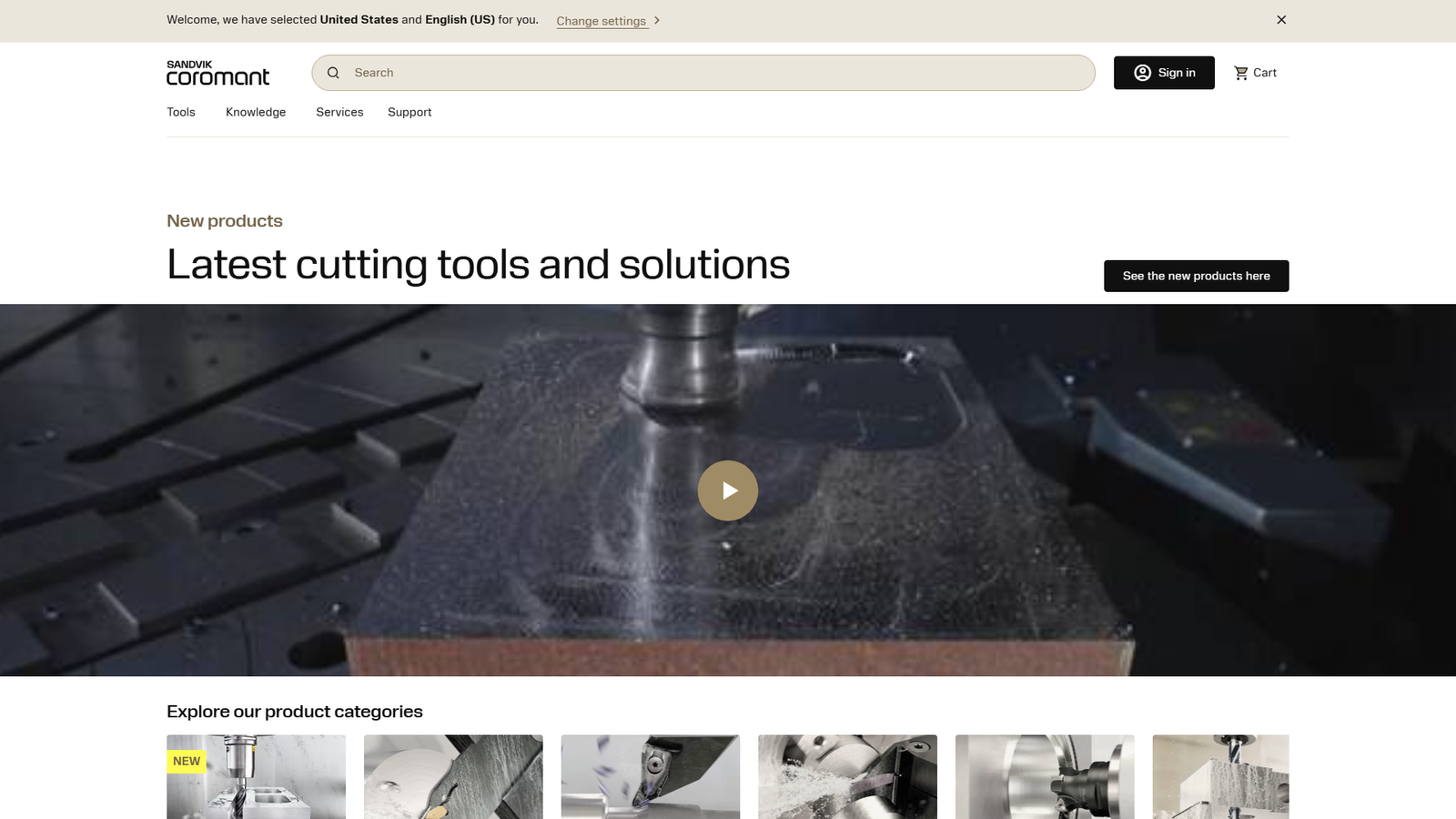 Sandvik Coromant customized milling service