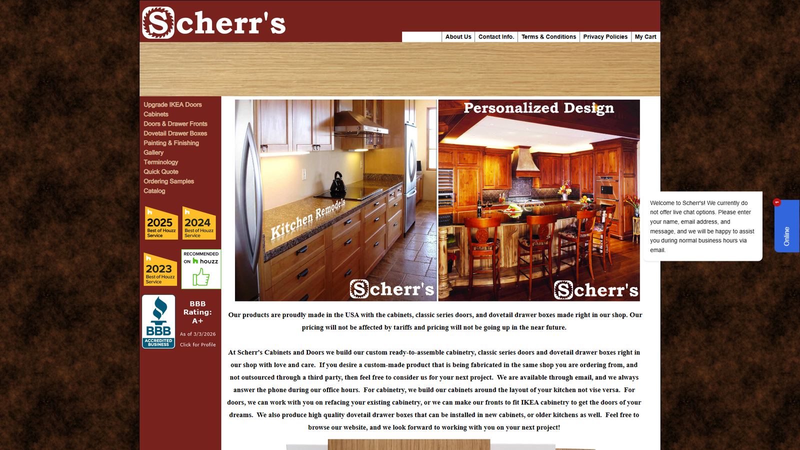 Scherr's Cabinet & Doors Scherr's Cabinet & Doors