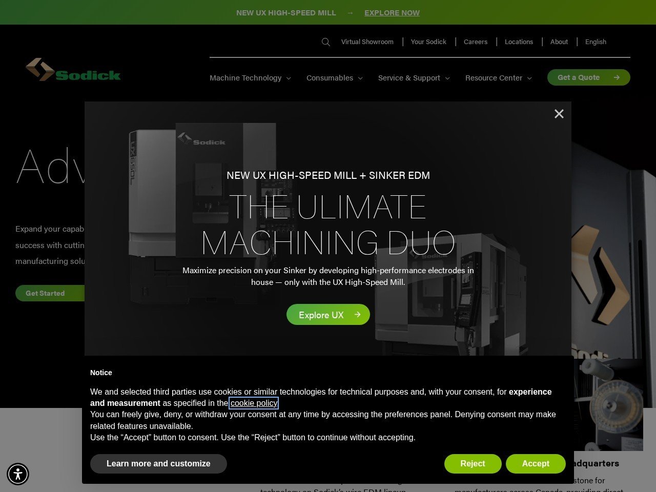 Sodick CNC fabrication company