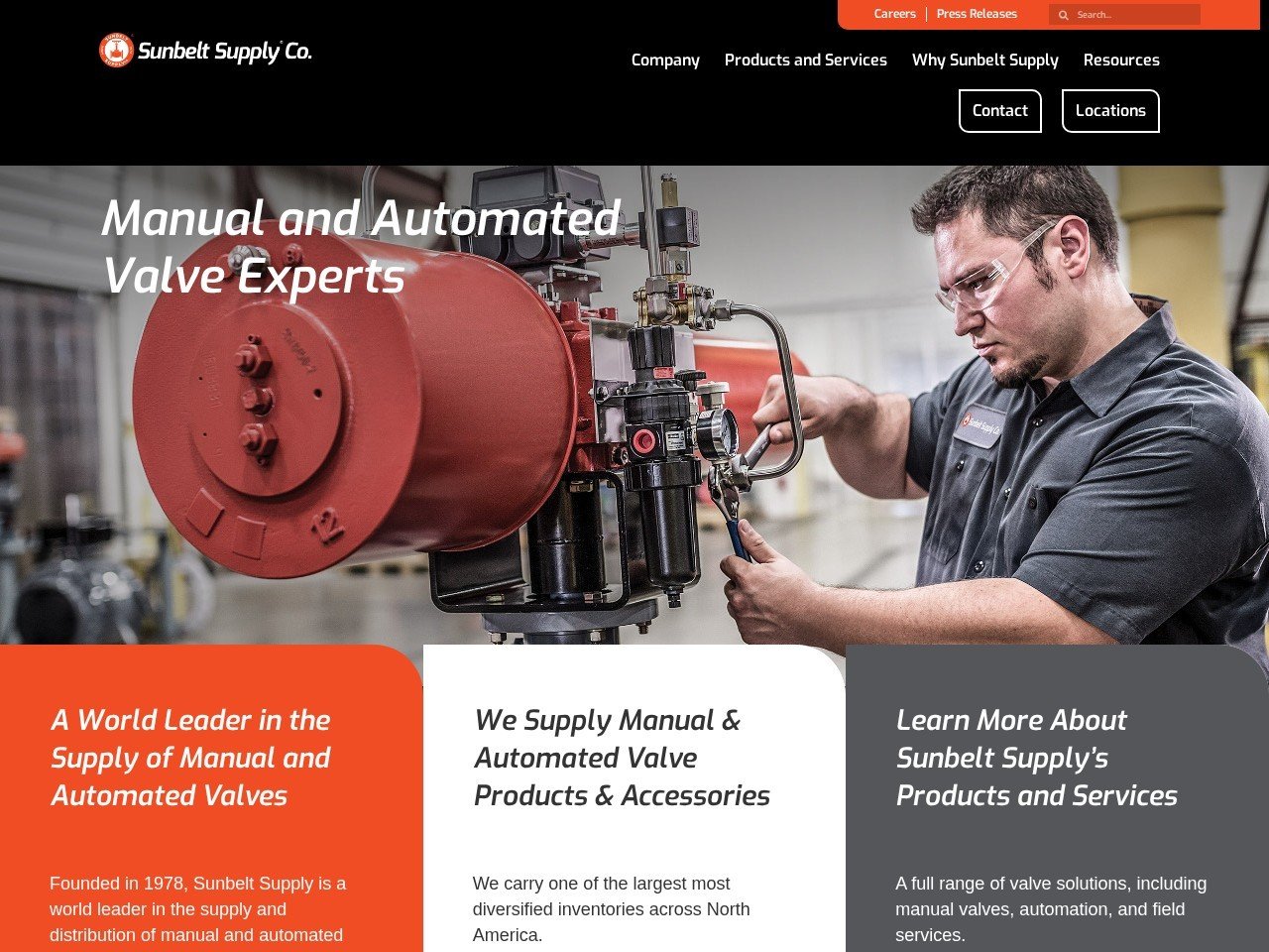 Sunbelt Supply railroad manufacturing Houston