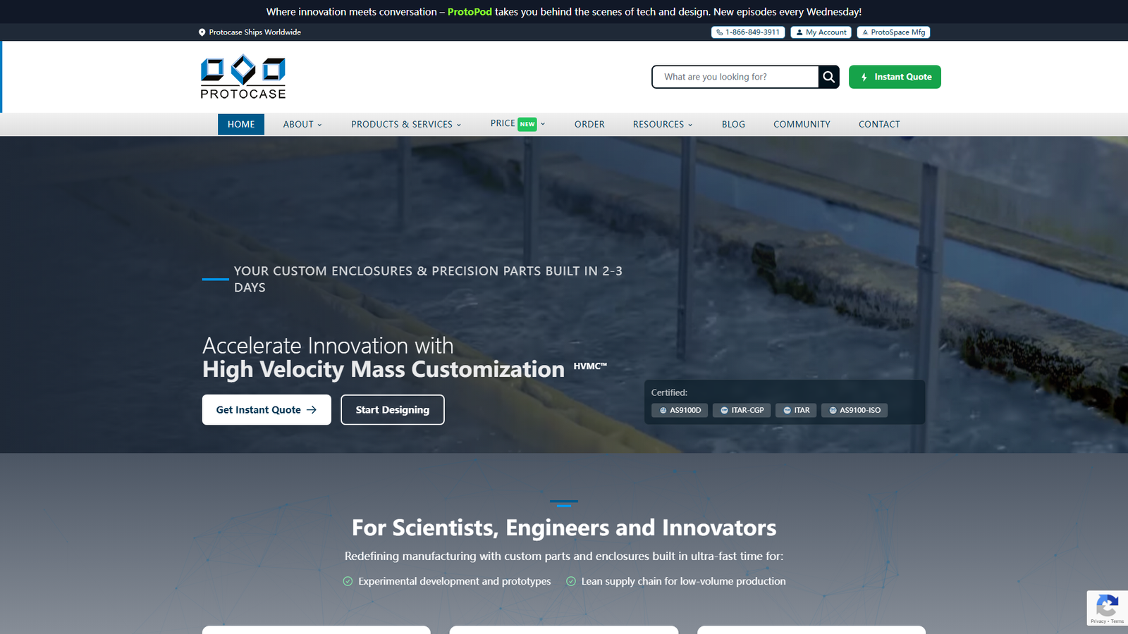 Protocase Wood CNC fabrication