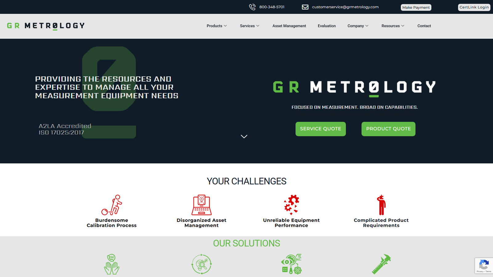 GR Metrology CNC technical support