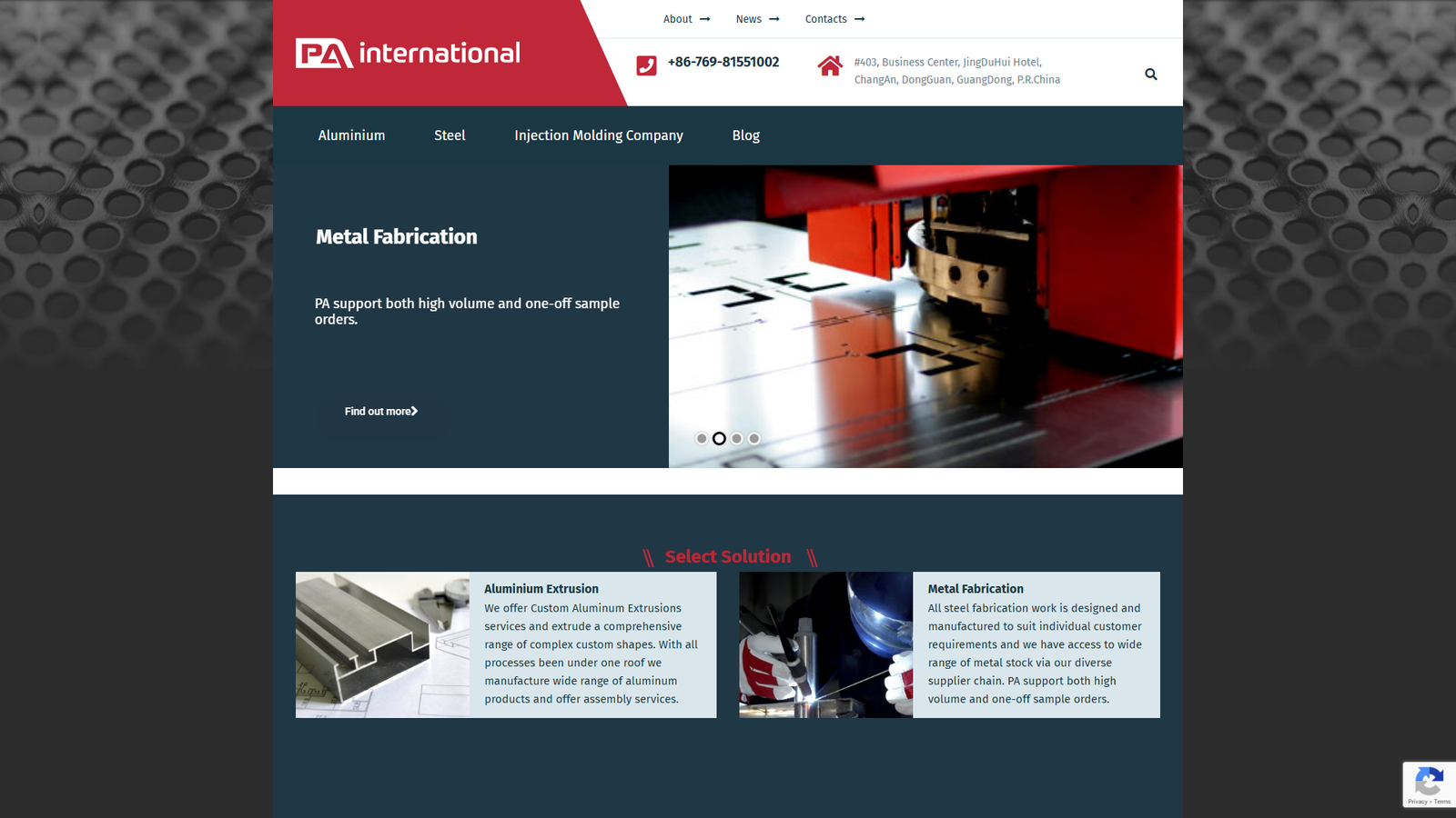 PA International CNC milling solutions