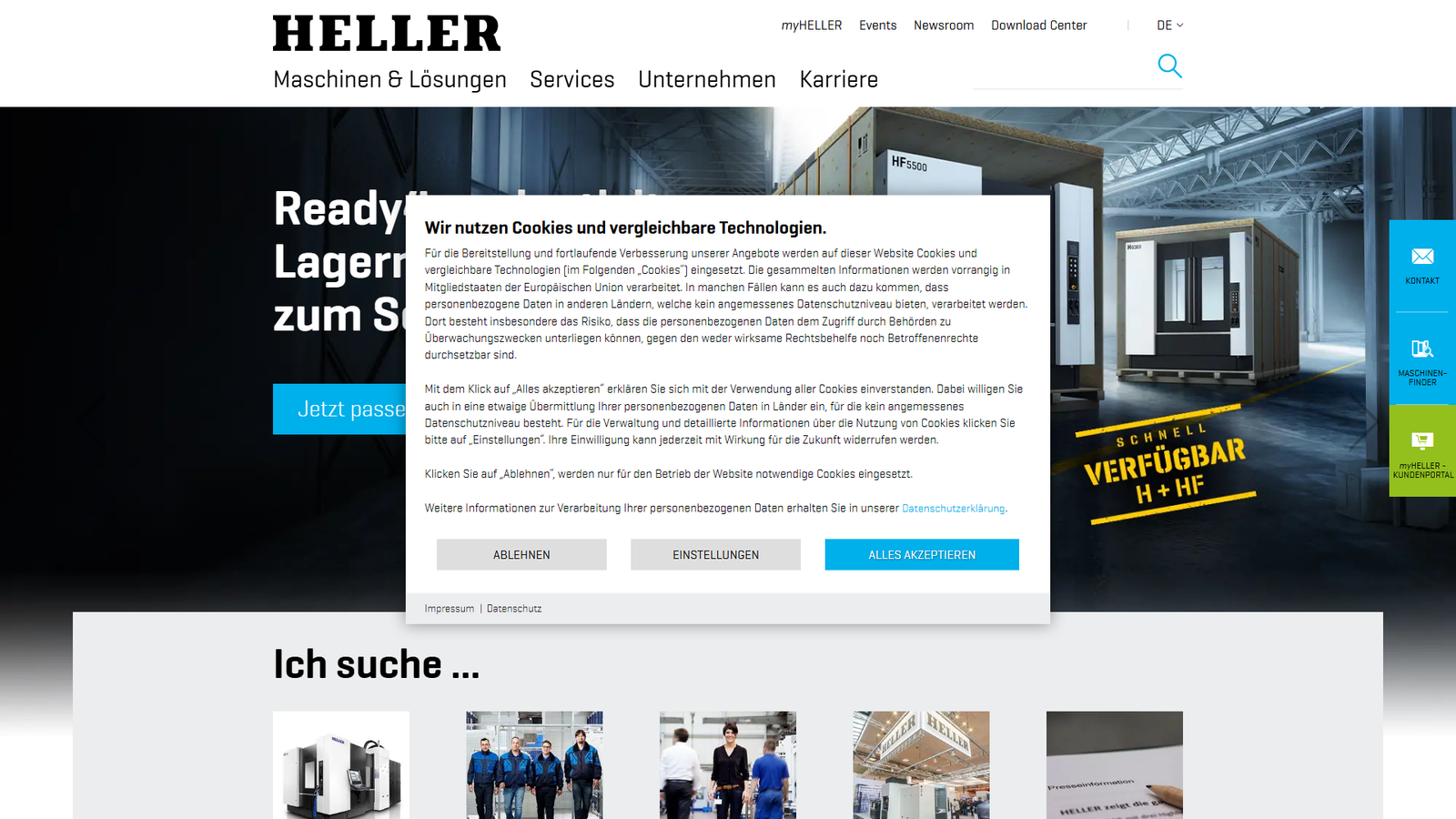Gebr. Heller Maschinenfabrik GmbH CNC fabrication equipment