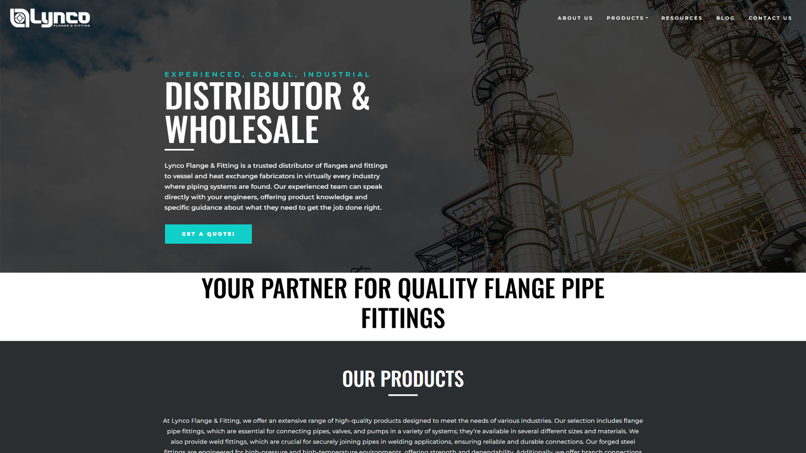 Lynco Flange & Fitting railway pipe accessories