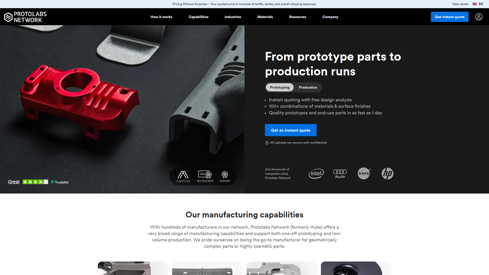 Protolabs Network CNC machining suppliers Protolabs Network CNC machining suppliers