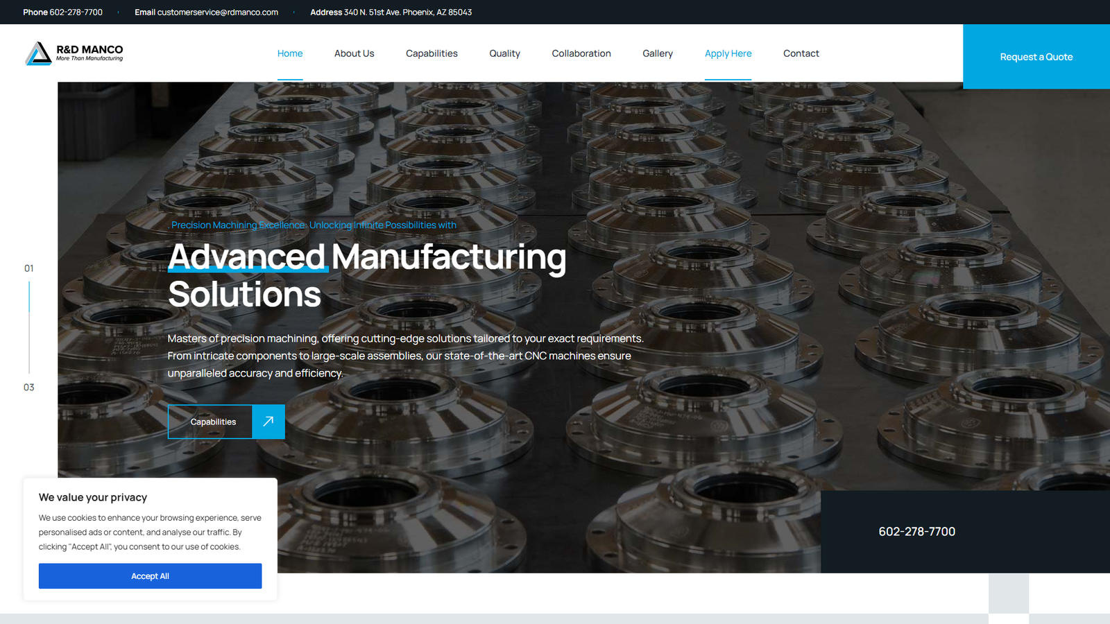 Inc. specialized CNC manufacturing