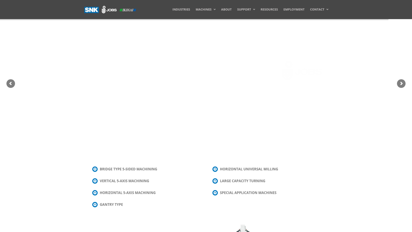 SNK America Inc. CNC parts supplier