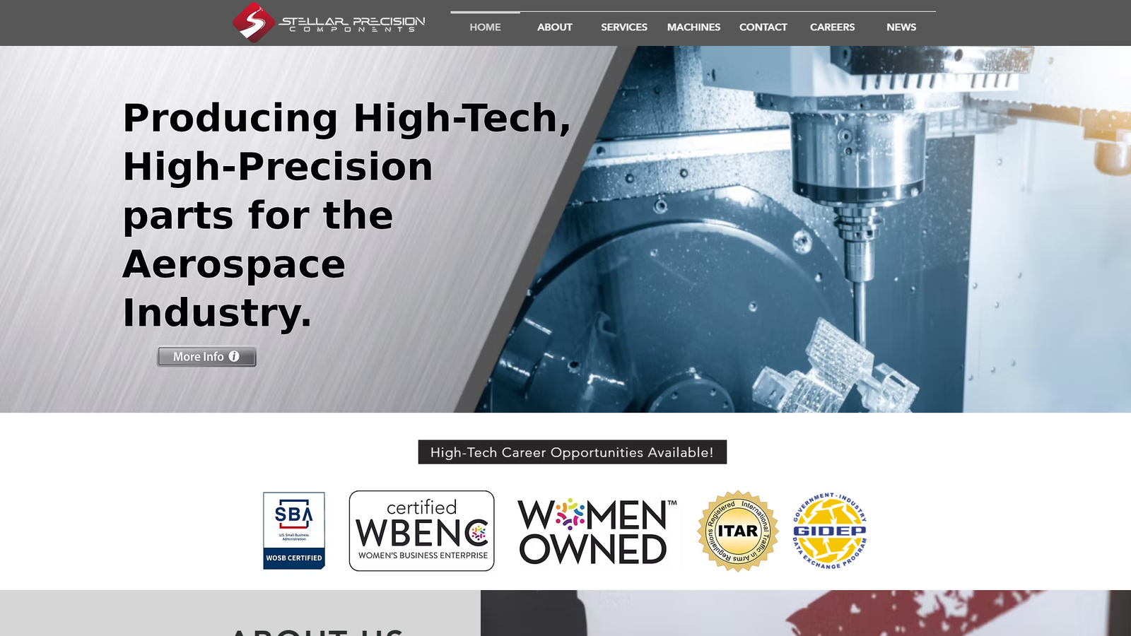 Stellar Precision Components Precision machining services